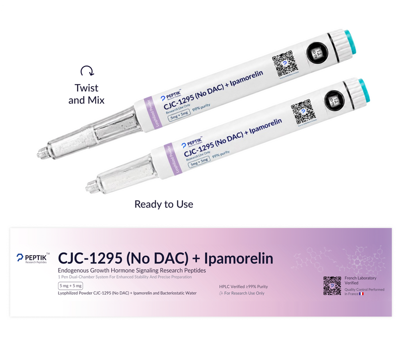 CJC-1295 (NO DAC) + Ipamorelin Next-Gen Dual-Chamber Pen