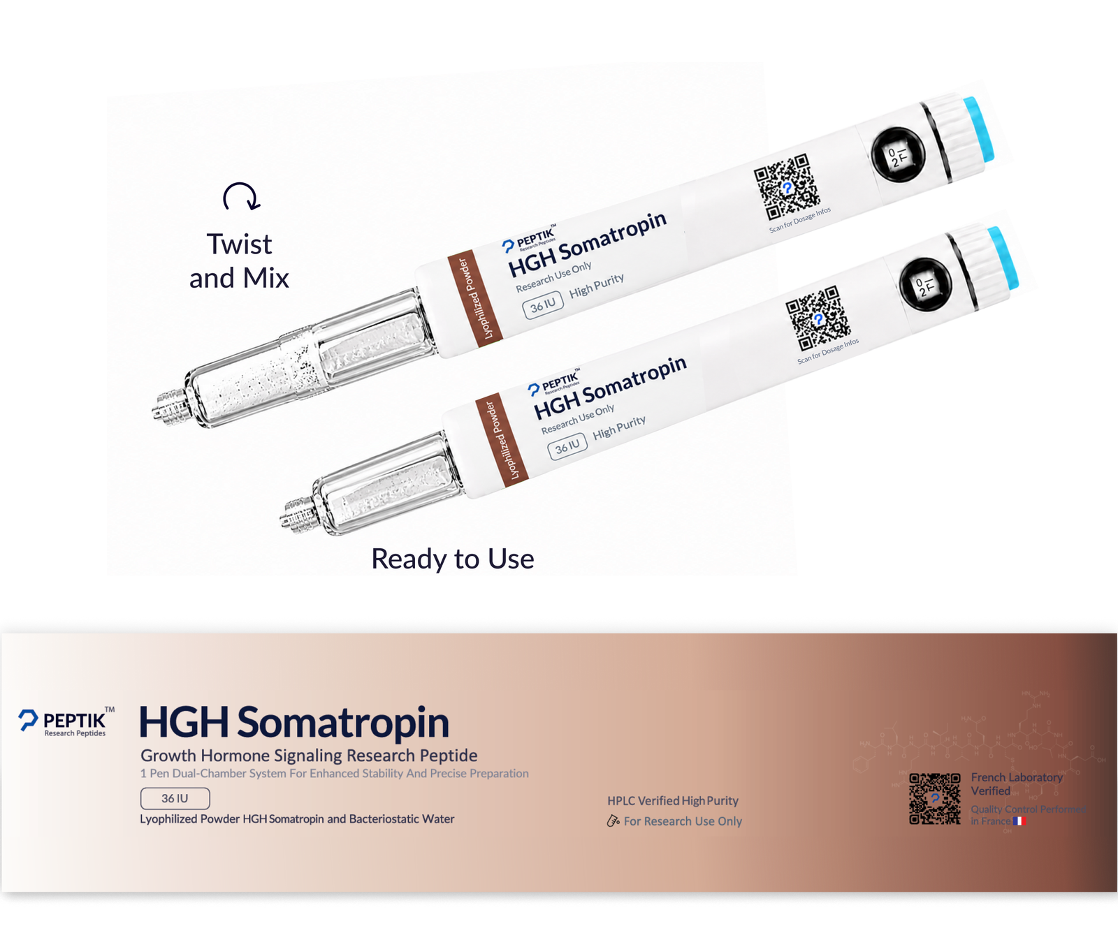 HGH Somatropin Next-Gen Dual-Chamber Pen
