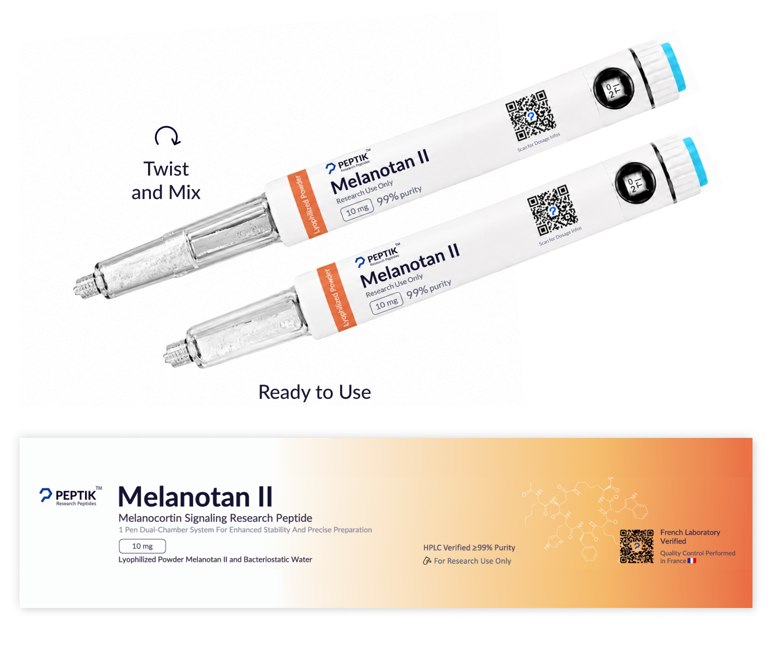 Melanotan II Next-Gen Dual-Chamber Pen