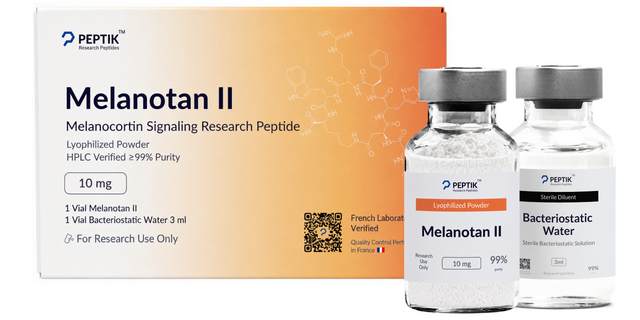 Melanotan II Lyophilized Vial + Sterile Water