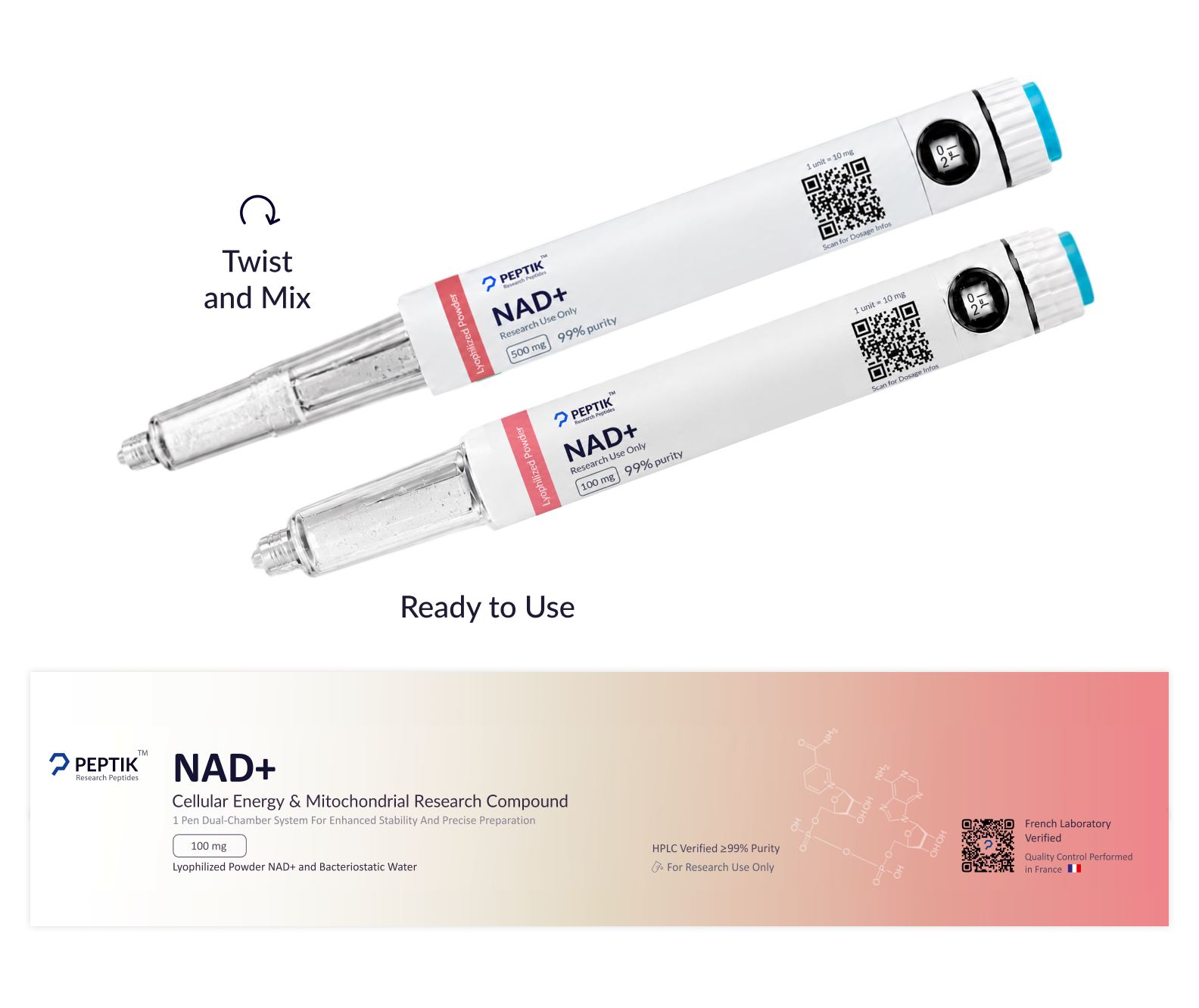 NAD+ Next-Gen Dual-Chamber Pen