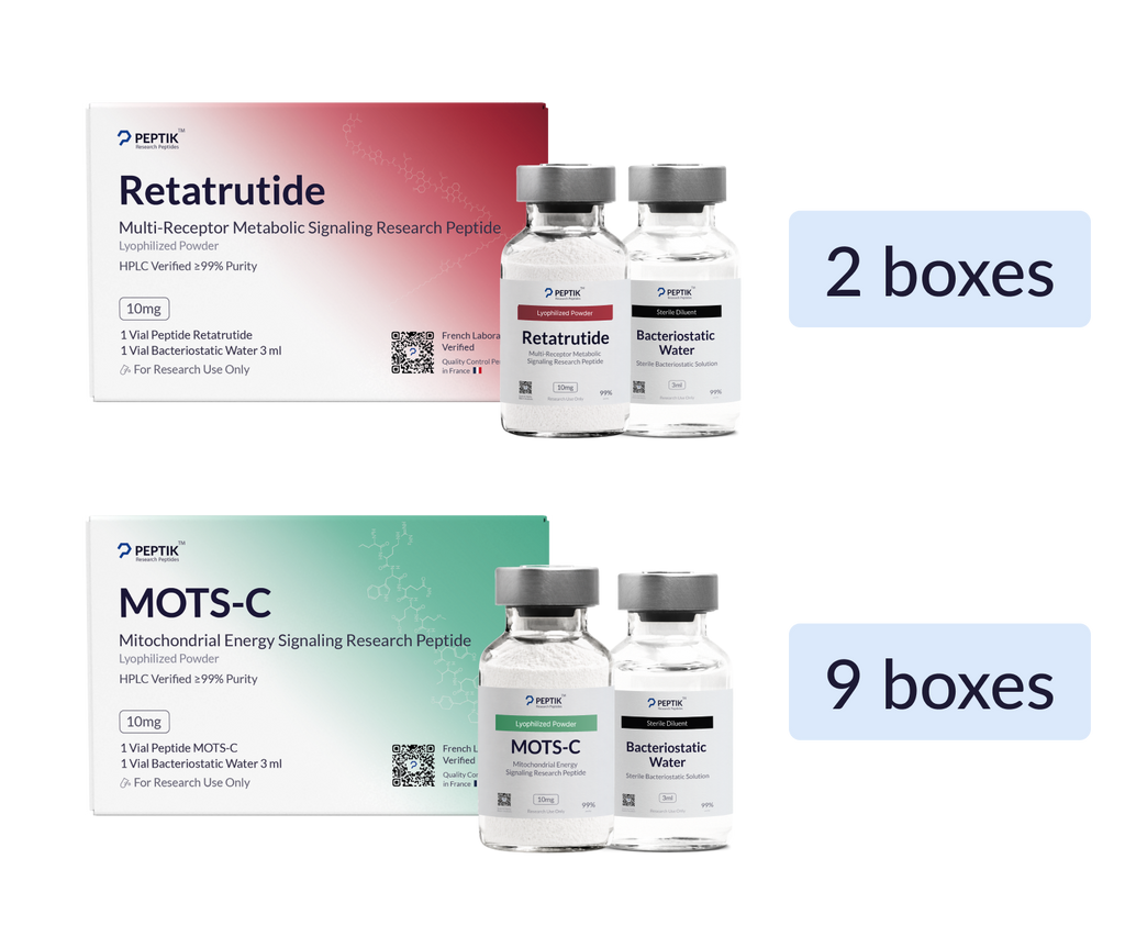 2 Retatrutide + 9 MOTS-C Vials