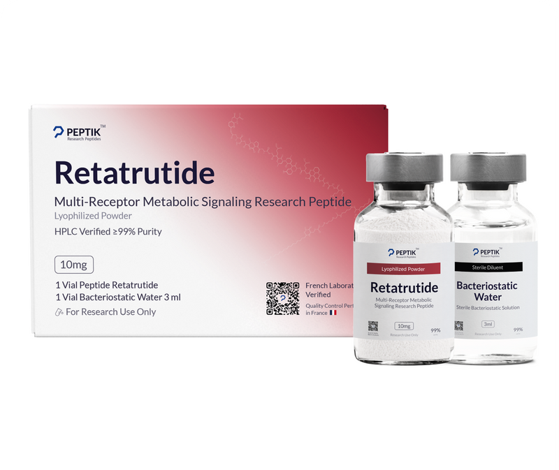 Retatrutide Lyophilized Vial + Sterile Water