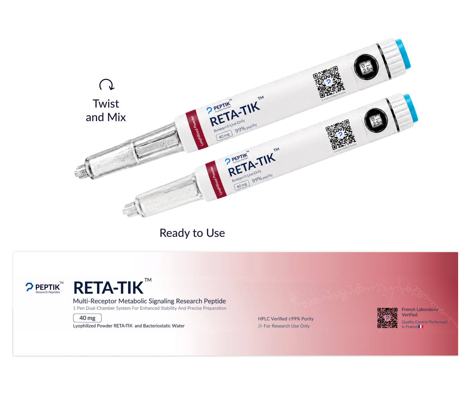 RETA-TIK GLP3 Next-Gen Dual-Chamber Pen