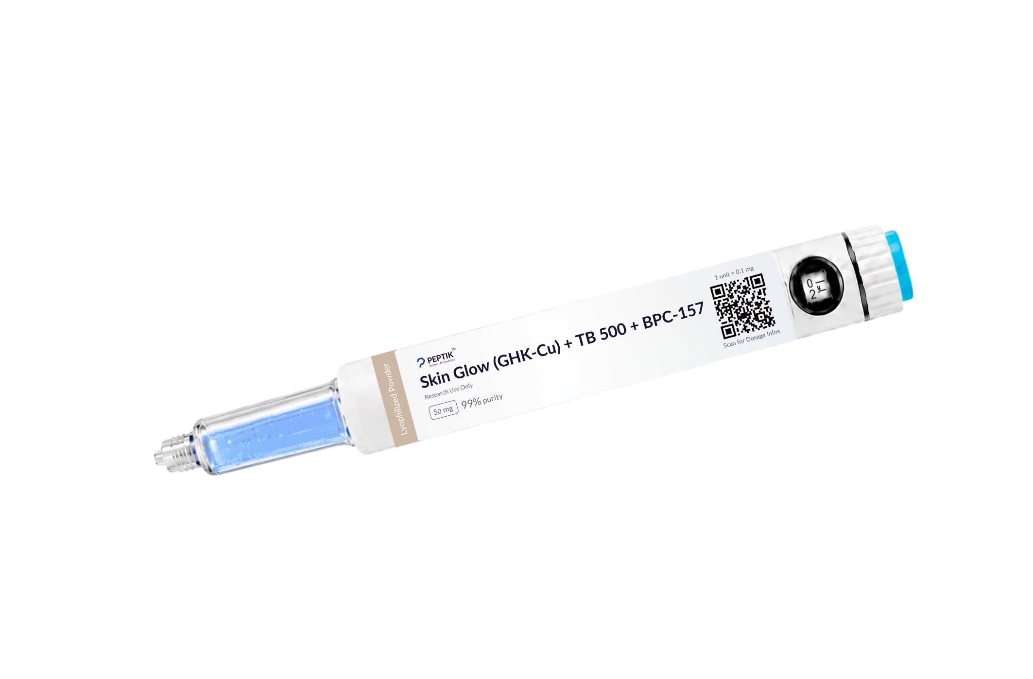 Skin Glow (GHK-Cu/TB-500/BPC-157) Next-Gen Dual-Chamber Pen